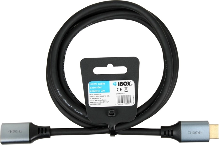 DisplayPort–HDMI-kabel 4K 60 Hz, guldbelagte stik, 3 m