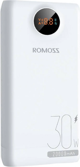 Powerbank Romoss 20000 mAh 30 W hvid