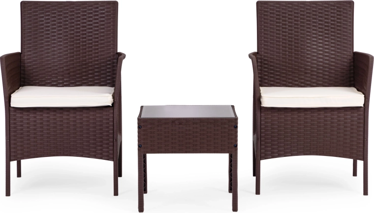 Robust konstruktion med rattan-effekt