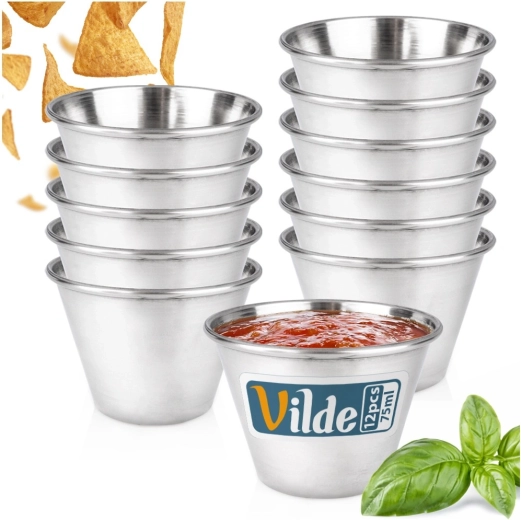 Sæt med 12 dipskåle (75 ml)