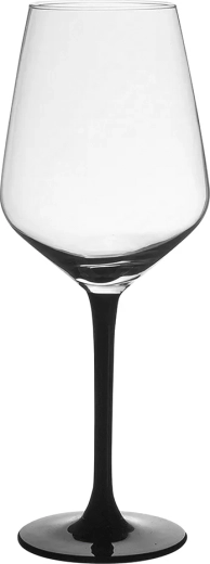 Rødvinsglas Rubin black 370 ml, 6 stk.