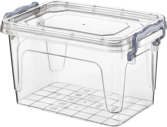 Rektangulær plastboks Maxi Multi Box 1 l med låg
