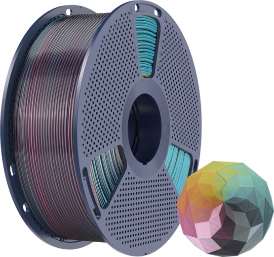Flerfarvet Multi Color-effekt i én tråd