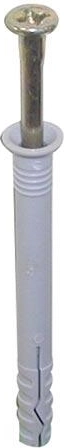 Slagdübel med fladt hoved 10 × 120 mm, 25 stk.