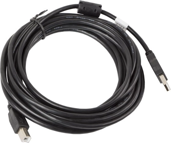USB 2.0 kabel AM-BM 5m sort