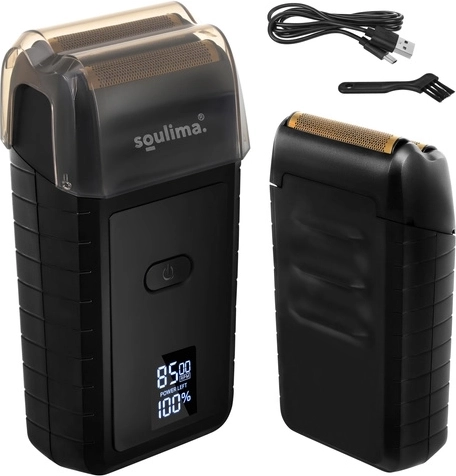 Elektrisk barbermaskine SOULIMA med LED‑display og USB‑C