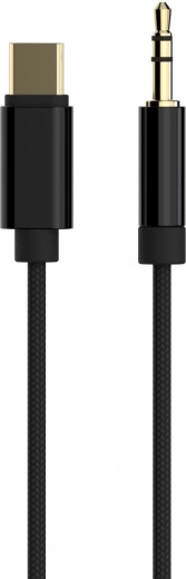 Cablexpert lydadapter USB-C til 3,5 mm jack (AUX) 1,5 m sort
