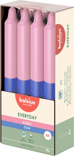 Duftende konisk stearinlys Bubble Gum - 1 stk.