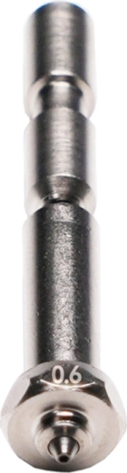 Højere hastighed takket være 0,6 mm diameter