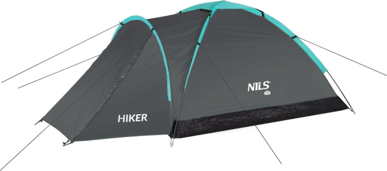 Turisttelt Nils Camp Hiker grå til 2 personer