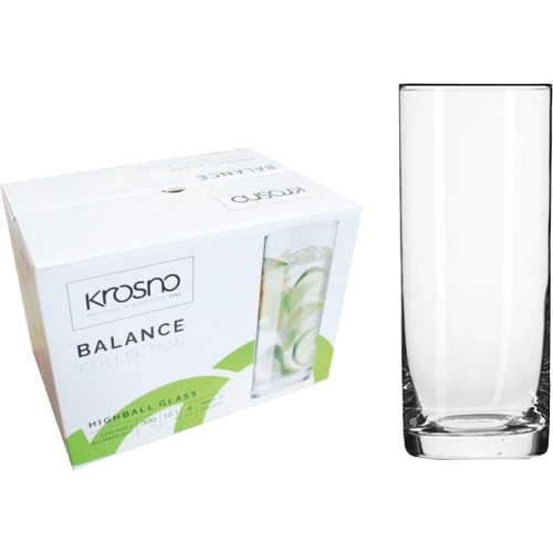 Sæt med høje longdrinkglas KROSNO Balance 300 ml – 6 stk.
