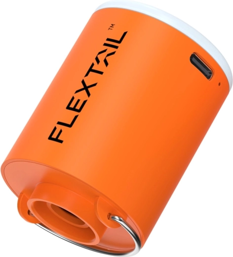 Flextail Tiny Pump X bærbar trådløs pumpe med lampe (orange)