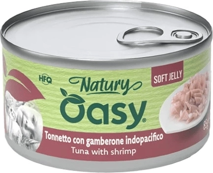 Oasy Nature Soft Jelly – tun med rejer 150 g