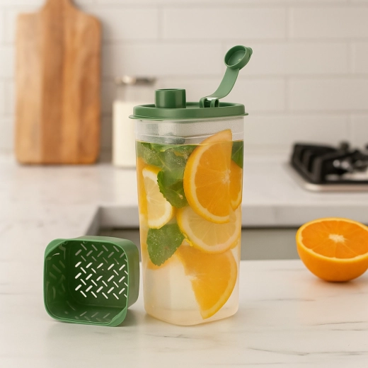 Integreret infuser for naturlig smag