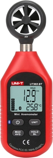 Mini anemometer Uni-T UT363BT med Bluetooth
