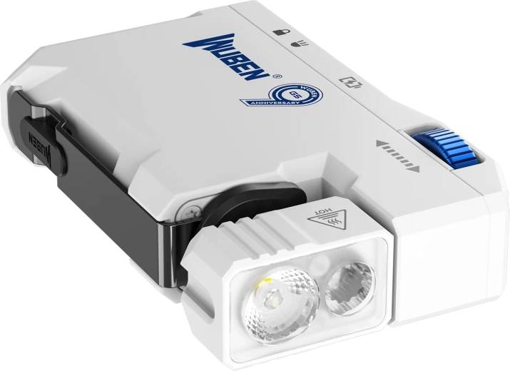 Kraftigt hvidt lys og RGB i 7 farver