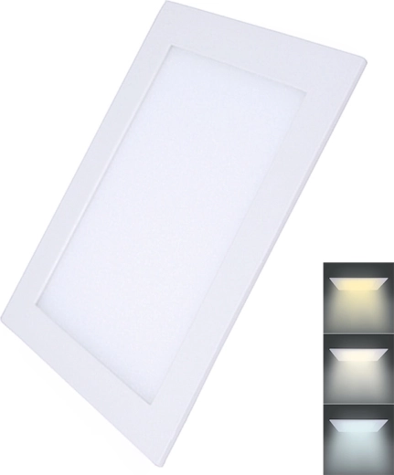 Solight LED mini panel CCT til nedhængt loft, firkantet 24 W