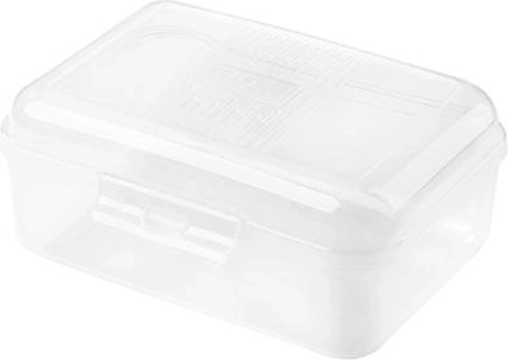 Plastisk madkasse 18,5 × 14 × 8 cm