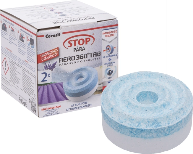 Ceresit Stop fugt Aero 360° refilltabletter med lavendel, 2 stk.