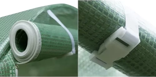 Robust materiale PE 140 g/m² med forstærkningsnet