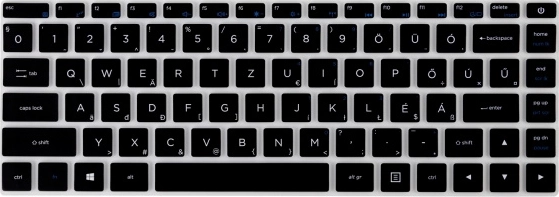 Silikonecover til tastatur til Umax-bærbare med ungarsk layout