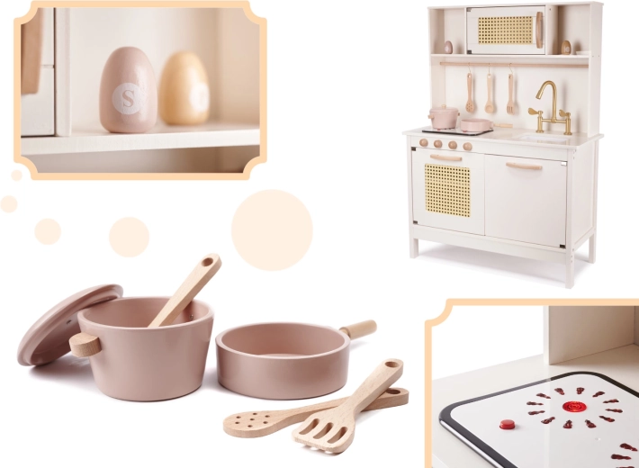 Realistisk madlavning med lys og lyd