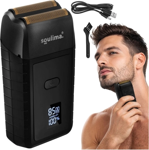 Dobbelt folie og 2 blade for ekstra glat barbering