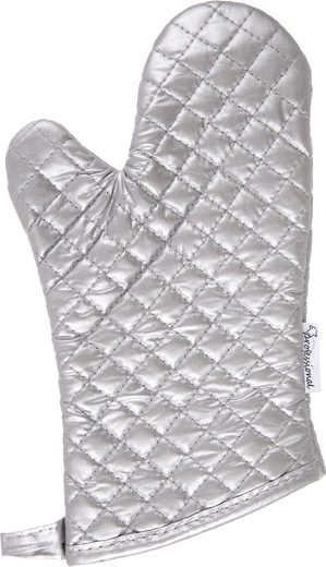 Holdbar sølvfarvet overflade, der afviser snavs