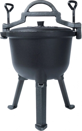 Stabil trefod for sikker madlavning over ild