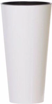 Blomsterpotte Tubus Slim, hvid