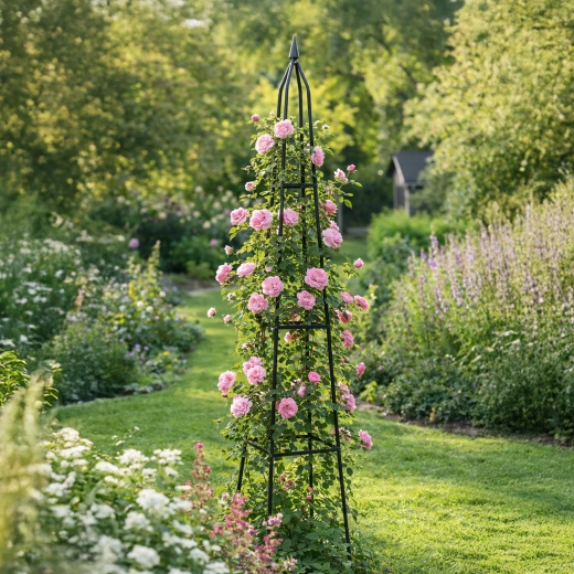 Elegant lodret element til roser og klatreplanter