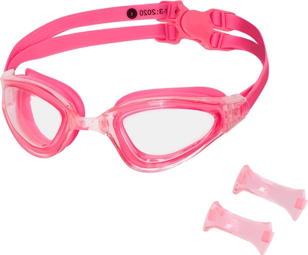NILS Aqua svømmebriller pink med Anti‑Fog og UV‑beskyttelse