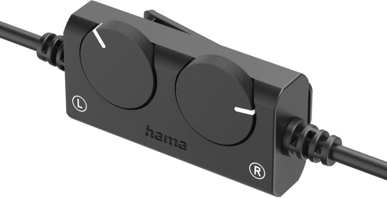 Separat L/R‑lydstyrkekontrol