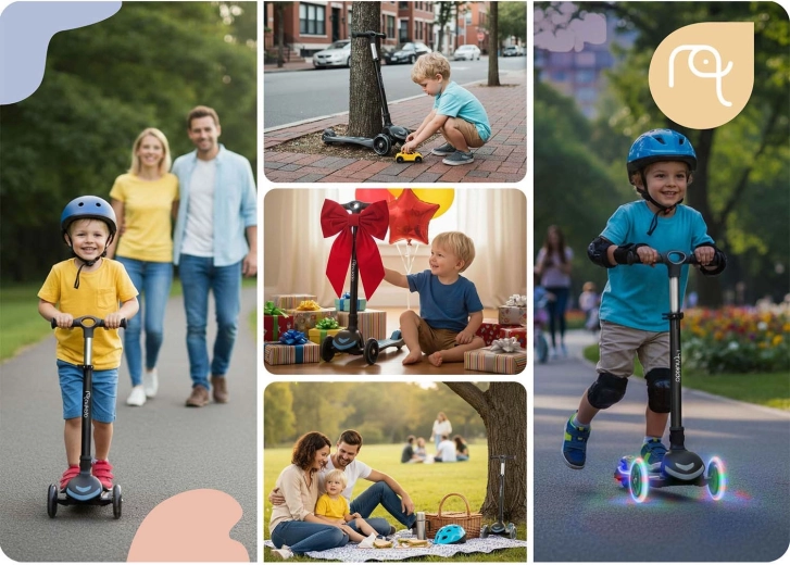 LED-hjul uden batterier