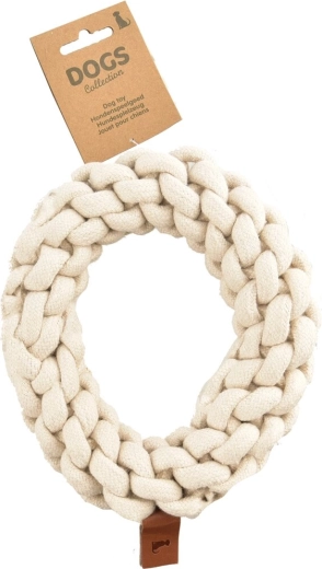 Bomulds tov-ring til hunde 18 cm