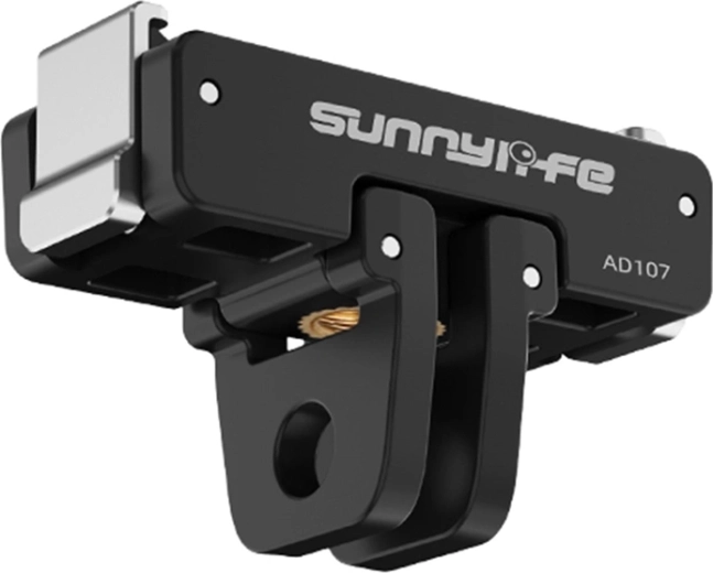 Sunnylife dobbeltsidet hurtigkoblings-monteringsadapter 1/4" til Osmo Nano og Action 6