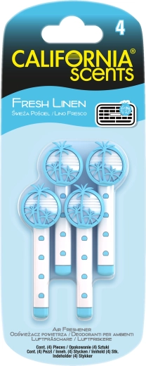 Duftpinde til ventilation Fresh Linen – California Scents