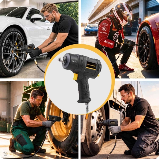 Quick Switch: hurtigt retningsskift og 3 effektniveauer