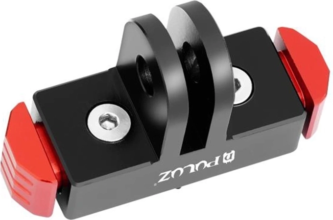 Magnetisk hurtigkoblingsholder Puluz til GoPro HERO13 Black / MAX2 (sort og rød)