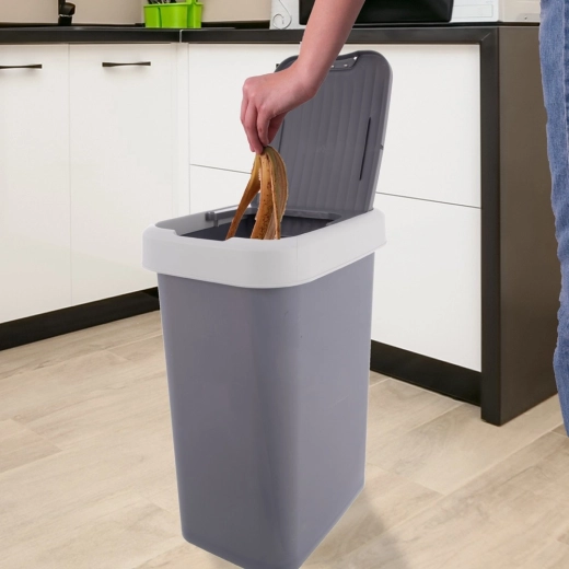 Svinglåg med dobbeltsidet åbning