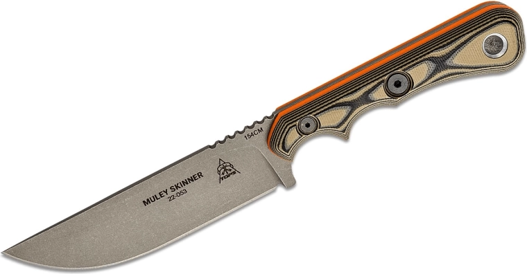 Holdbare materialer: 154CM, G10 og full-tang-konstruktion
