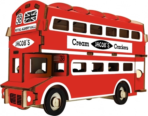 Træ 3D-puslespil Doubledecker