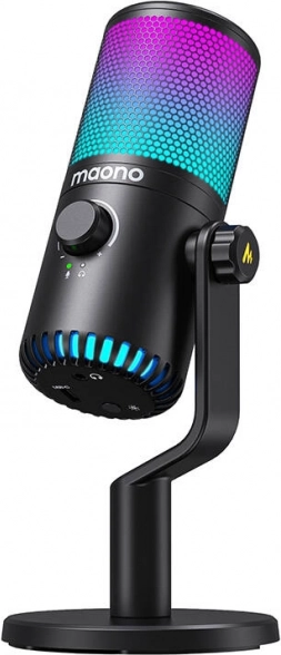 gaming USB-mikrofon Maono DM30RGB med RGB-belysning (sort)