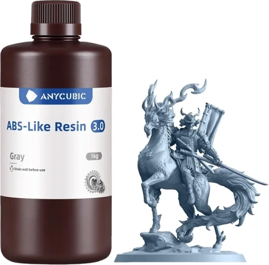 Anycubic abs-lignende resin 3.0 grå - 1 stk.