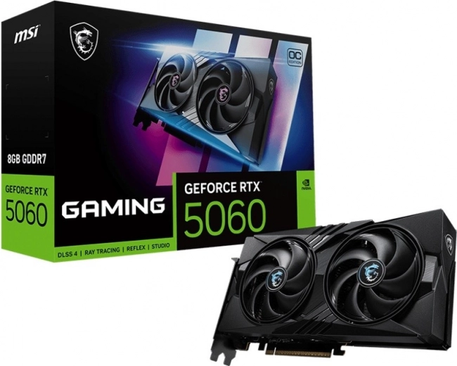 MSI GeForce RTX 5060 8G Gaming OC grafikkort