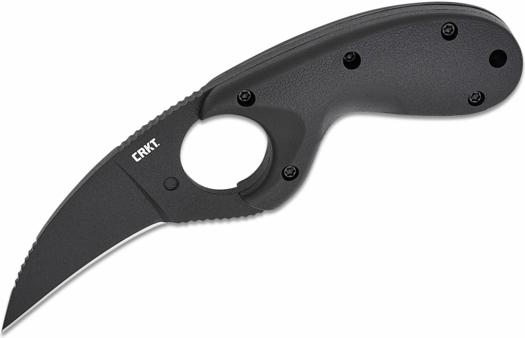 CRKT Bear Claw Black kompakt outdoor-kniv med skede