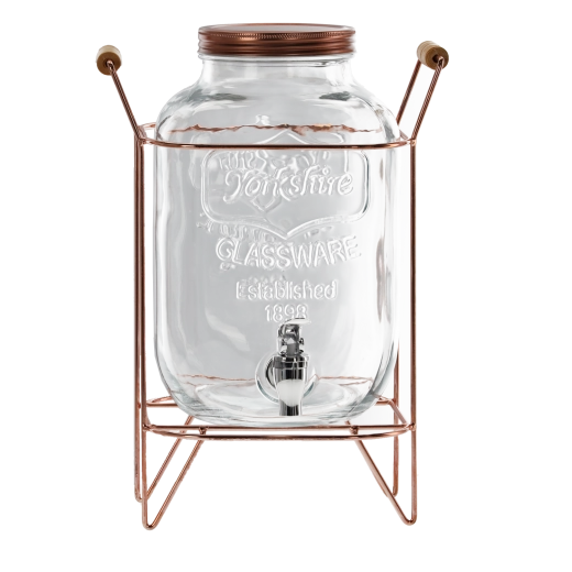 Gennemsigtigt glas med elegant relief