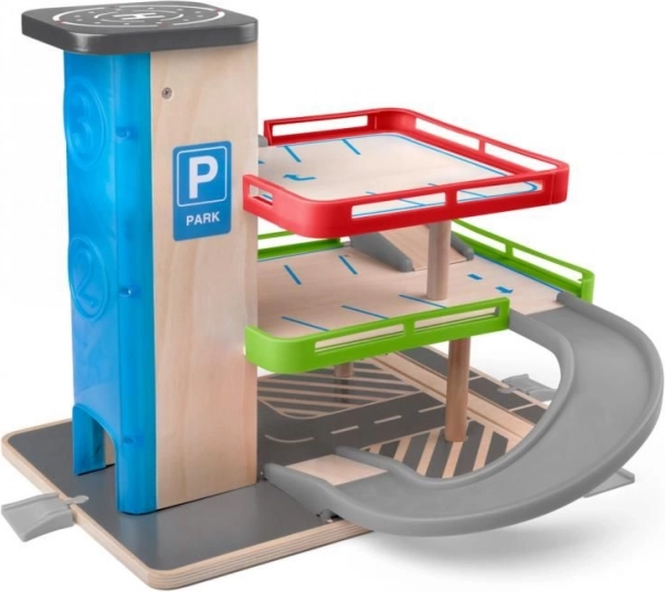 Garage med elevator og tilbehør