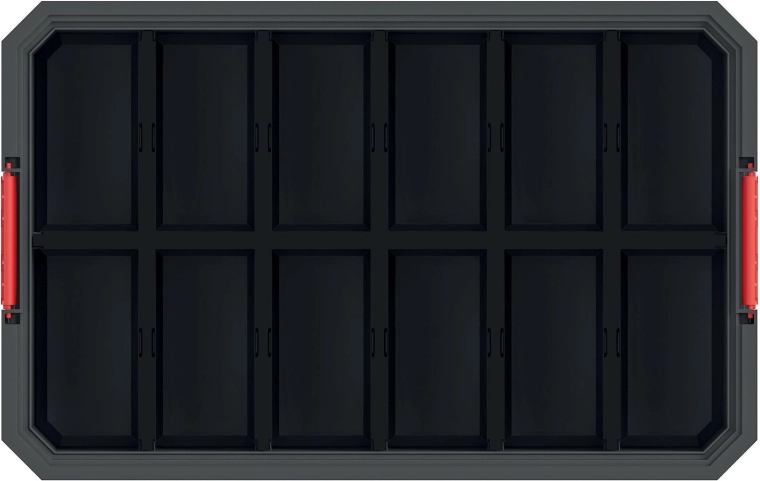 Fleksibel indretning med aftagelige skillevægge