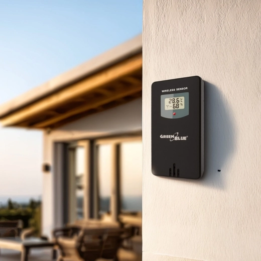 Trådløs udendørssensor op til 60 m